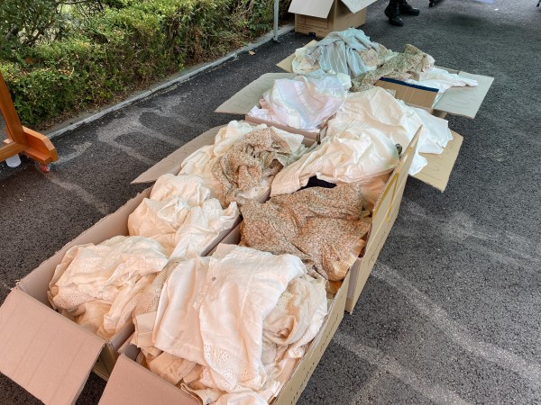 바자회 판매 물품입니다.
