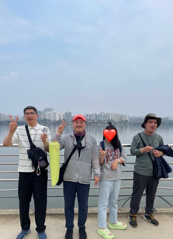 한강뷰와 찰칵