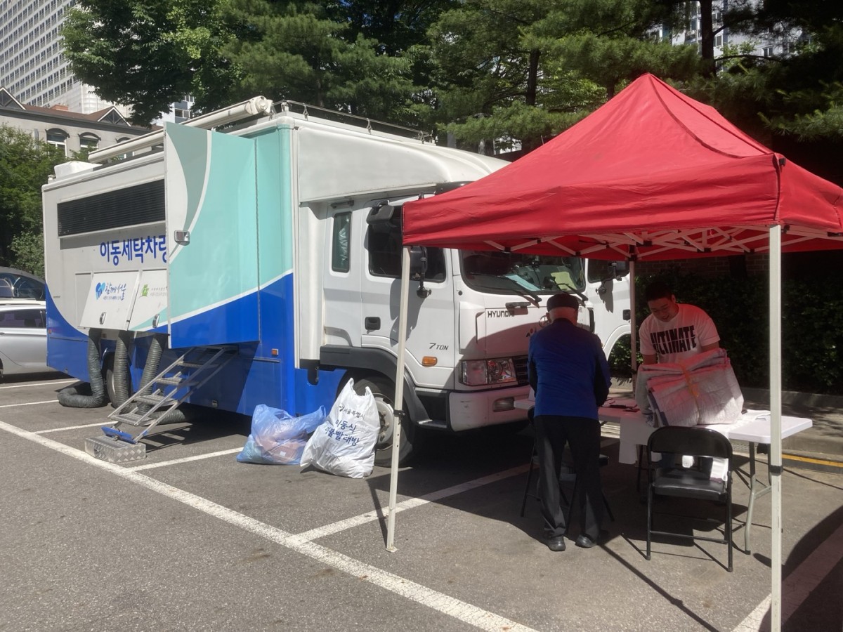 이불빨래방 작업사진