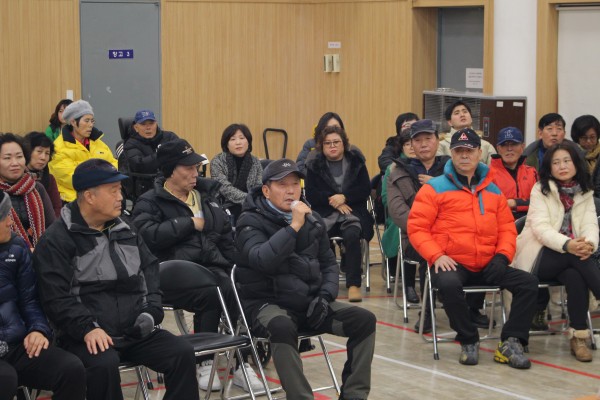 2018년 사업설명회 및 관장과의 대화 사진